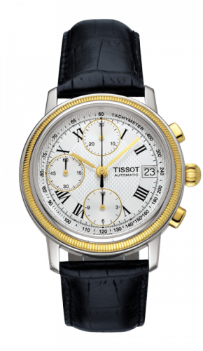 Tissot Bridgeport Automatic Chronograph Gold Bezel