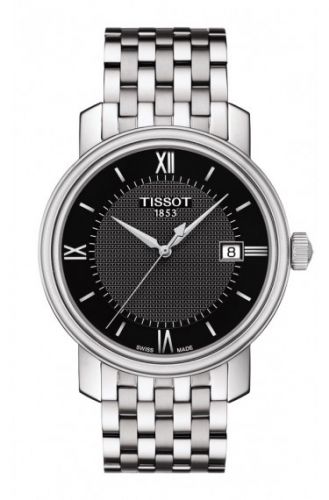 Tissot Bridgeport Quartz Stainless Steel Black Bracelet