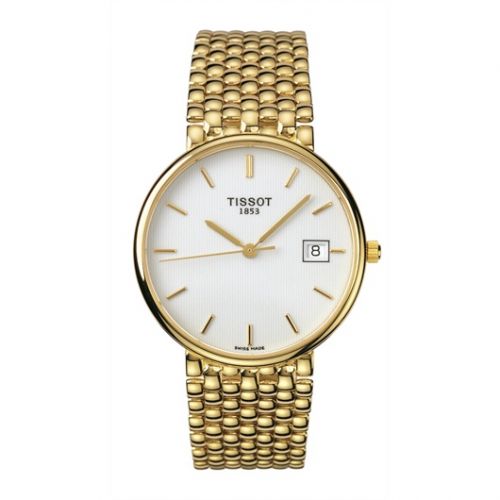 Tissot Caliente Quartz 32 Yellow Gold White Bracelet