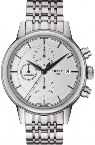 Tissot Carson Automatic Chronograph 42.3 Stainless Steel Silver Bracelet