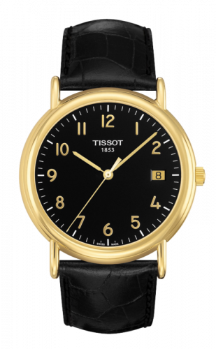 Tissot Carson Quartz 40 Yellow Gold Black Strap