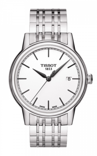 Tissot Carson Quartz 40 Stainless Steel White Bracelet