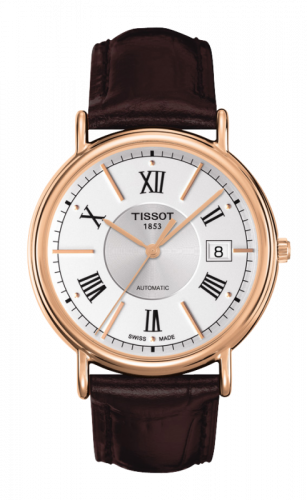Tissot Carson Automatic 40 Rose Gold Silver Strap