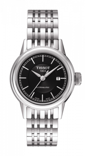 Tissot Carson Automatic 29.5 Stainless Steel Black Bracelet