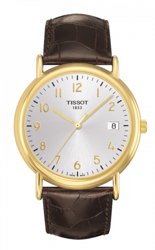 Tissot Carson Quartz 40 Yellow Gold Silver Strap