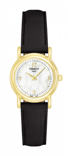 Tissot Carson Quartz 22 Yellow Gold MOP Strap