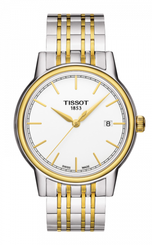 Tissot Carson Quartz 40 Stainless Steel Yellow Gold PVD Bracelet