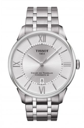 Tissot Chemin des Tourelles Powermatic 80 Silver Roman Bracelet