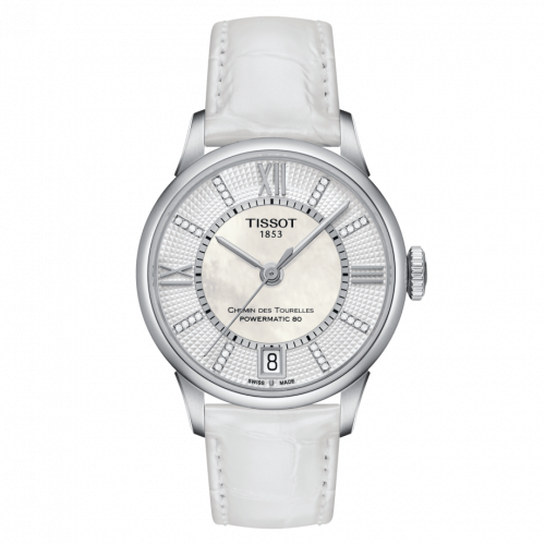 Tissot Chemin Des Tourelles Powermatic 80 32 Stainless Steel MOP Strap