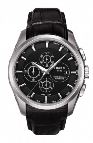 Tissot Couturier Automatic Chronograph Black Strap