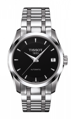 Tissot Couturier Automatic Ladies Black