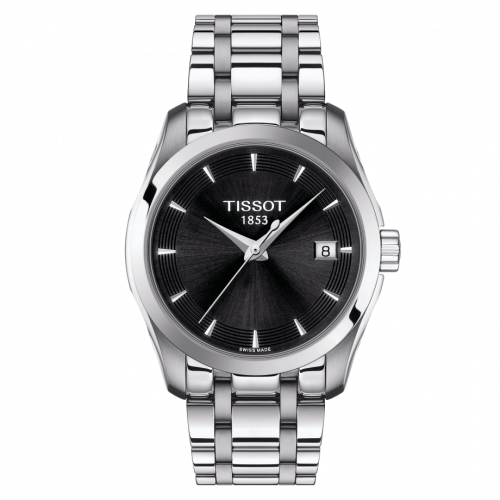 Tissot Couturier Quartz 32 Stainless Steel Black Bracelet