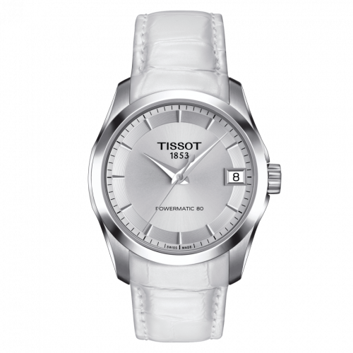 Tissot Couturier Powermatic 80 32 Stainless Steel Silver Strap