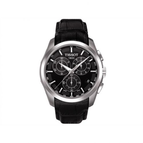 Tissot Couturier Quartz Chronograph Black Strap