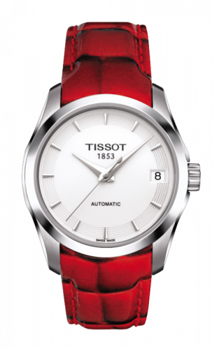 Tissot Couturier Automatic Ladies Red