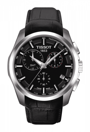 Tissot Couturier Quartz Chronograph GMT Black