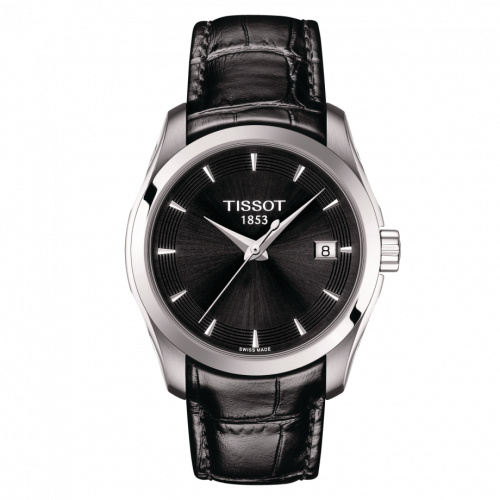 Tissot Couturier Quartz 32 Stainless Steel Black Strap