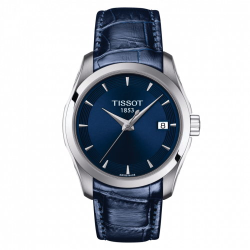 Tissot Couturier Quartz 32 Stainless Steel Blue Strap