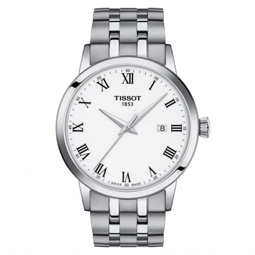Tissot Dream Quartz 42 Stainless Steel White Bracelet