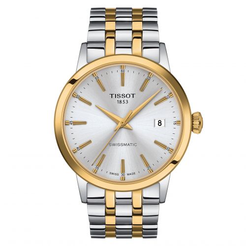 Tissot Dream Swissmatic 42 Two Tone Silver Bracelet