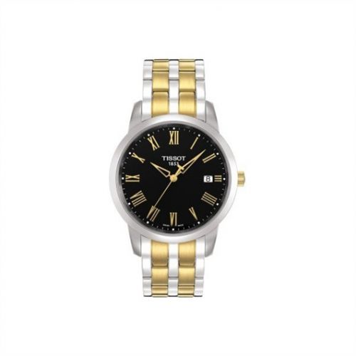 Tissot Dream Quartz 38 Stainless Steel Yellow Gold PVD Black Bracelet