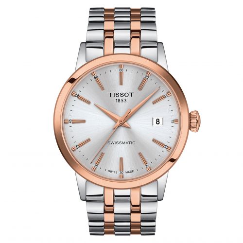 Tissot Dream Swissmatic 42 Two Tone Silver Bracelet