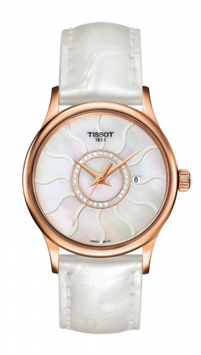 Tissot Rose Dream Quartz Ladies Steel Back MOP