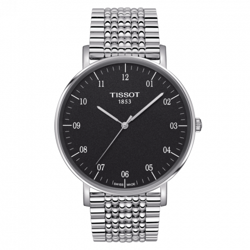 Tissot Everytime Large Stainless Steel Black Bracelet