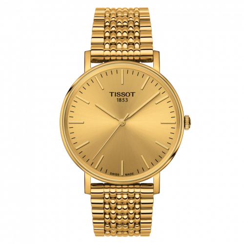 Tissot Everytime Medium Yellow Gold PVD Champagne Bracelet