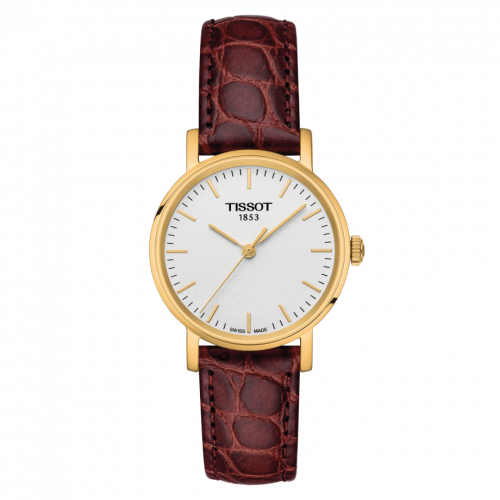 Tissot Everytime Small Yellow Gold PVD Silver Strap
