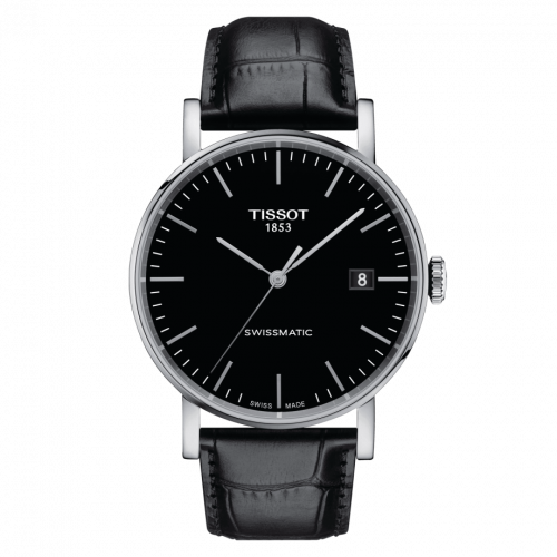 Tissot Everytime Swissmatic 41 Stainless Steel Black Strap