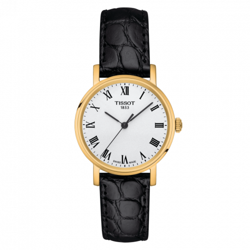 Tissot Everytime Small Yellow Gold PVD Silver Strap