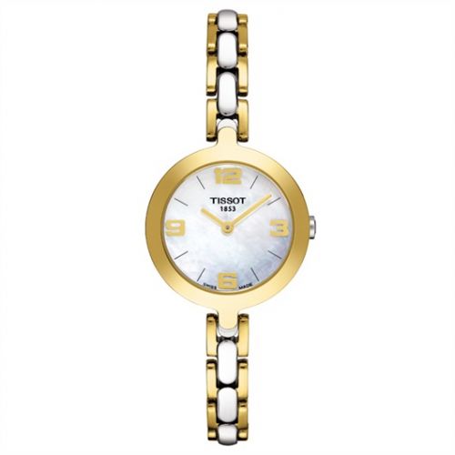 Tissot Flamingo Yellow Gold PVD MOP Strap