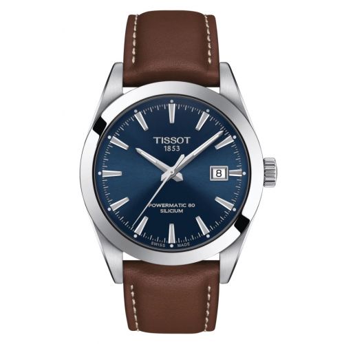 Tissot Gentleman Powermatic Stainless Steel Blue Strap