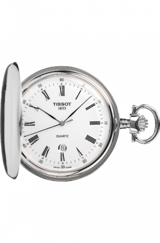 Tissot Savonette Quartz Stainless Steel White-Roman