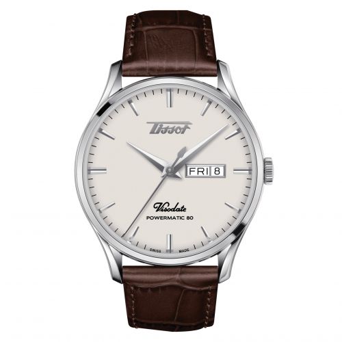 Tissot Visodate Powermatic 80 Stainless Steel Silver Strap
