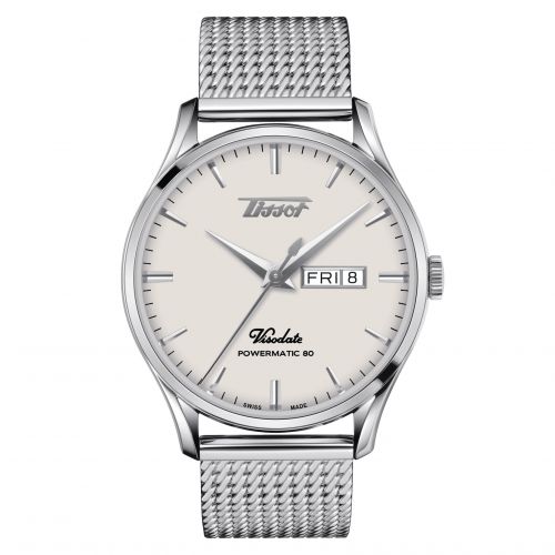 Tissot Visodate Powermatic 80 Stainless Steel Silver Bracelet