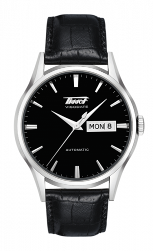 Tissot Visodate Automatic Stainless Steel Black Strap
