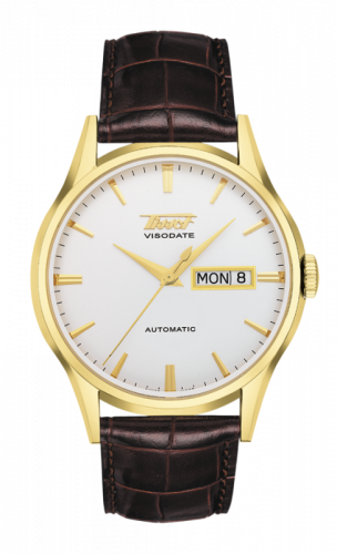 Tissot Visodate Automatic Yellow Gold PVD Silver Strap