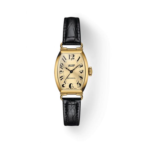 Tissot Heritage Porto Mechanical Small Lady PVD Yellow Gold Champagne