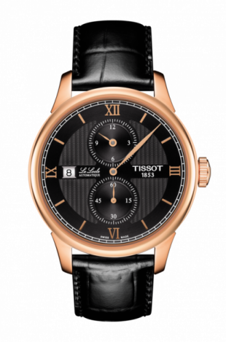Tissot Le Locle Regulateur Pink Gold Black