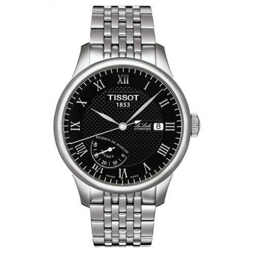Tissot Le Locle Power Reserve 39.3 Stainless Steel Black Bracelet