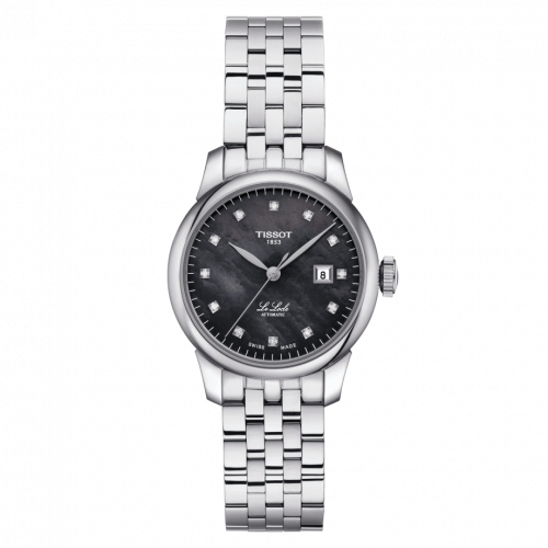 Tissot Le Locle 29 Automatic Lady Stainless Steel Black MOP Bracelet