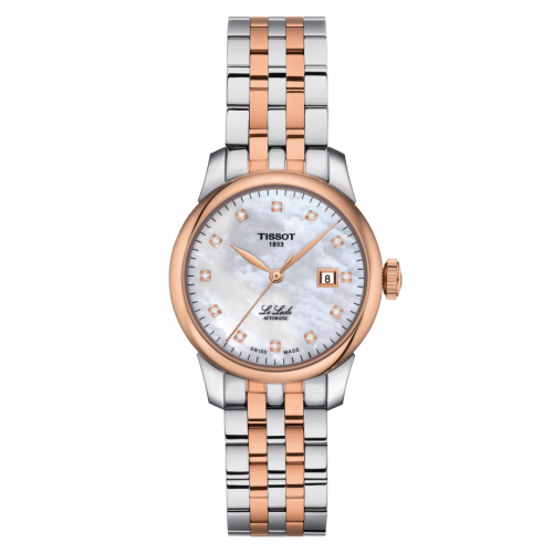 Tissot Le Locle 29 Automatic Lady Stainless Steel Rose Gold PVD MOP