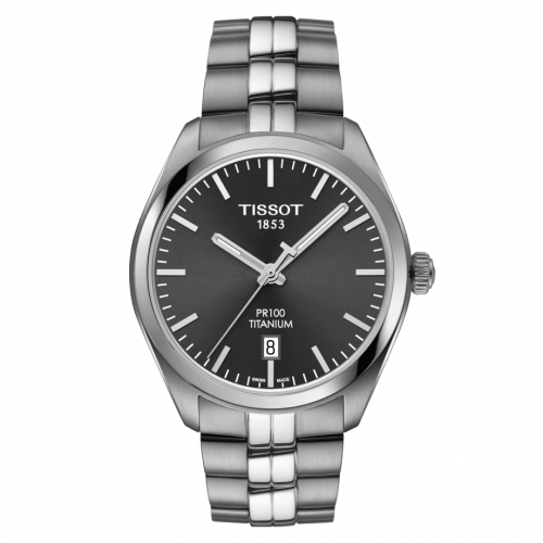Tissot PR 100 Quartz 39 Titanium Grey Bracelet