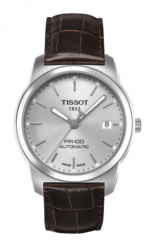 Tissot PR 100 Automatic 38 Stainless Steel Silver Strap