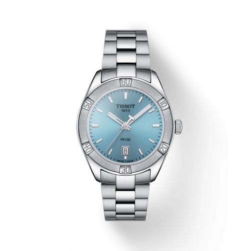Tissot PR 100 Sport Chic 36 Stainless Steel Blue Bracelet