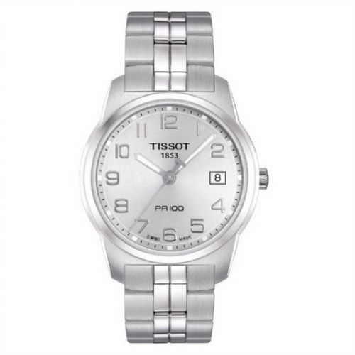 Tissot PR 100 Quartz 38 Stainless Steel Silver Bracelet