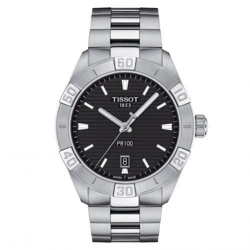 Tissot PR 100 Sport Gent Stainless Steel Black Bracelet