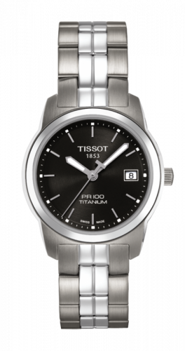 Tissot PR 100 Quartz 27 Titanium Black Bracelet